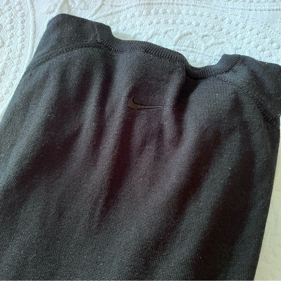 NIKE GOLF black sweater‎ vest wool blend - Picture 1 of 5